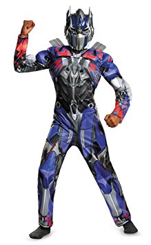 Disguise Hasbro Transformers Age of Extinction Movie Optimus Prime Classic Muscle Boys Costume, Small/4-6