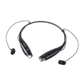 Hittime Universal Hv-800 Wireless Music A2dp Stereo Bluetooth Headset Universal Vibration Neckband Style Headset Earphone Headphone for Cellphones Such As Iphone Nokia Htc Samsung Lg Moto Pc Ipad PSP and so on and Enabled Bluetooth-black