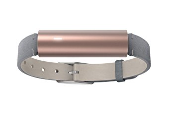 Misfit Ray - Fitness   Sleep Tracker with Gray Leather Band (Rose Gold)