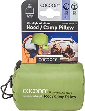Cocoon AIR CORE Hood/Camp Pillow Ultralight 28X37 cm (Wasabi/Grey)