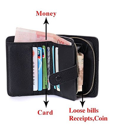 Womens Wallets Leather Purse Bifold Multi Clutch Credit Card Holder By Artmis