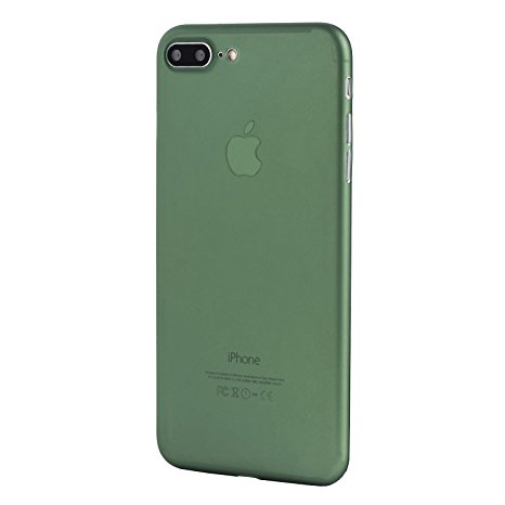 iPhone 7 Plus Case, Thinnest Cover Premium Ultra Thin Light Slim Minimal Anti-Scratch Protective - For Apple iPhone 7 Plus | totallee The Scarf (Deep Green)