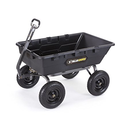 Gorilla Carts Gorilla GOR10-16 1,500 lb. Super Heavy Duty Poly Dump Cart