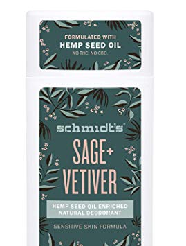 Schmidt's Deodorant For Odor Protection Sage   Vetiver Sensitive Aluminum Free Deodorant 3.25 oz