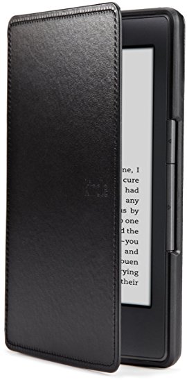 Amazon Kindle Leather Cover, Black (does not fit Kindle Paperwhite, Touch, or Keyboard)