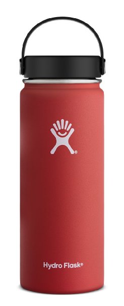 Hydro Flask Vacuum Insulated Stainless Steel Water Bottle, Wide Mouth w/Flex Cap