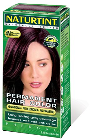 Naturtint Permanent Hair Color - 4M Mahogany Chestnut, 5.28 fl oz (6-pack)