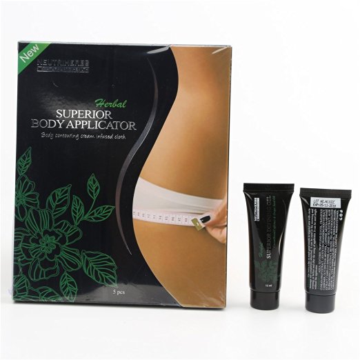 5 Slimming Body Wrap Applicator Patch   2 FREE Body Defining Gel (15ml) - Works Effectively to Tone Firm Detox and Hydrate