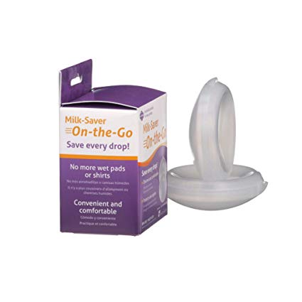 Milk-Saver On-The-Go Breast Shells - Saves Leaking Breast Milk and Protects Sore Nipples