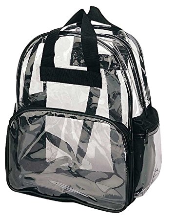 ProEquip Travel Bag Clear Unisex Transparent School Security Backpack