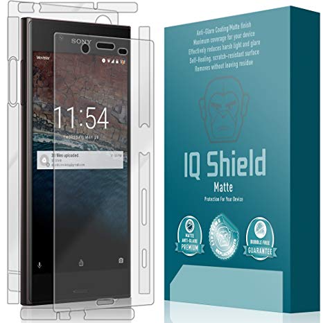 Sony Xperia XZ Screen Protector, IQ Shield Matte Full Coverage Anti-Glare Screen Protector   Full Body Skin for Sony Xperia XZ Bubble-Free Film