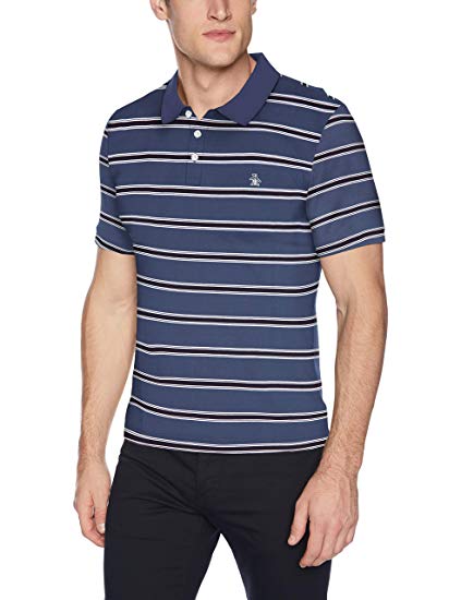 Original Penguin Men's Short Sleeve Stripe Polo