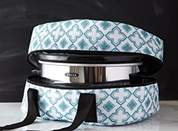 iEnjoyware Slow Cooker Insulated Tote - 15 X 11 X 8 Inches - Teal
