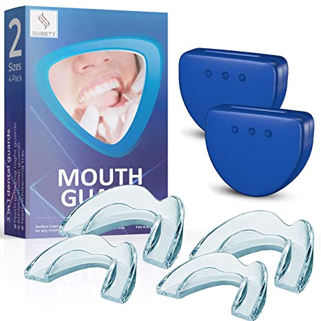 Mouth Guard for Teeth Grinding, Night Clenching Bruxism Dental Guard Moldable Sports Bite