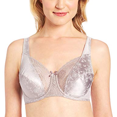 Playtex Secrets Love My Curves Signature Floral Underwire Full Coverage Bra #4422