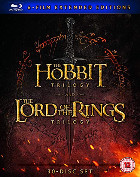 Hobbit Trilogy/The Lord Of The Rings Trilogy: Six Film Collection Extended Edition [Blu-Ray] [2016]