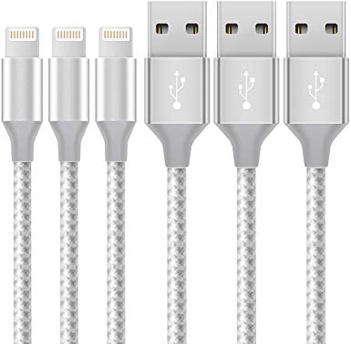 Ankoda iPhone Charger Cable Lightning Cable 3Pack 3FT/1M Fast Charging & Sync Wire Compatible with iPhone XS/XR/X/8/7/6/5, iPad Pro/Air/mini and More