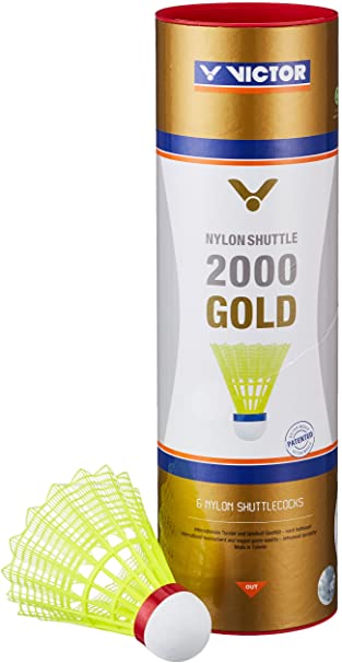 VICTOR nylon Shuttlecock Shuttle 2000 6per tin