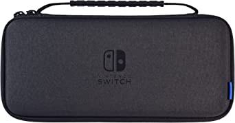 HORI Nintendo Switch Slim Tough Pouch (Black) for Nintendo Switch and Nintendo Switch OLED Model - Officially Licensed by Nintendo - Nintendo Switch