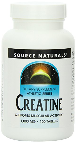 Source Naturals Creatine 1000mg, 100 Tablets