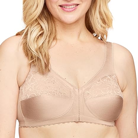 Glamorise Women's Full Figure MagicLift Front Close Support Bra #1200