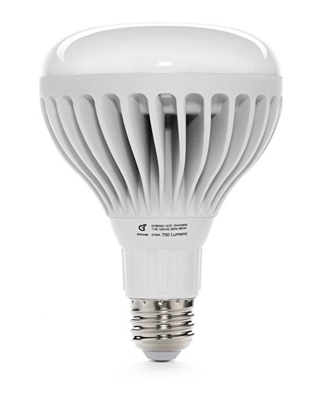G7 Power Jackpot LED 11 Watt (60W) 700 Lumen BR30 Recessed Light Bulb, Dimmable 2700K Warm White Light