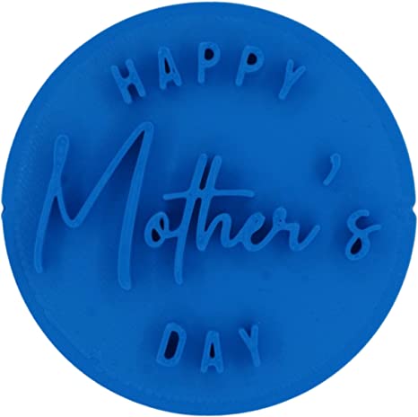 Happy Mother's Day Handwriting Embosser/Stamp for Fondant, Icing, Cupcake, Cookie, Cake, Decoration
