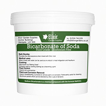 Elixir Food Grade Bicarbonate Of Soda - 250g, 500g, 1kg, 2kg, 5kg, 10kg, 25kg - Sodium Bicarbonate - Baking Soda