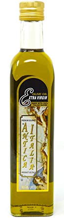 Antica Italia Italian Extra Virgin Olive Oil 500ml (16.9 Ounce) Imported Product of Italy, Great for Bread Dipping
