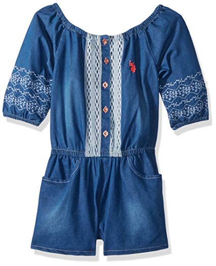 U.S. Polo Assn. Girls' Romper