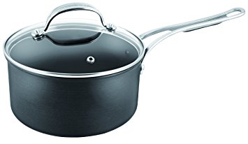 Tefal Jamie Oliver Hard Anodised Premium Series Saucepan & Lid,Black