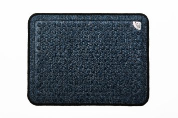 Dr. Doormat- An Antimicrobial Treated Doormat 18-Inch by 24-Inch, Peacock Blue