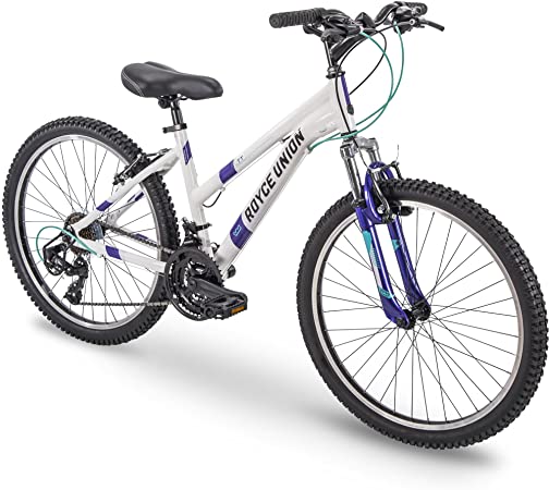 24" Royce Union RTT Womens 21-Speed Mountain Bike, Aluminum Frame, Trigger Shift, White