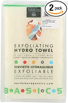 Earth Therapeutics Hydro Towel - Exfoliating - 1 Towel (Pack of 2)
