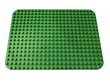 Apostrophe Games Large Building Block Base Plates Compatible with All Major Brands (1x Green)