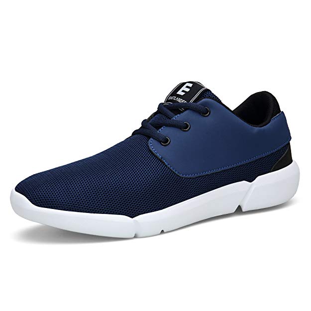 EAST LANDER Mens Sneakers Lightweight Athletic Shoes Walking Casual Sneakers Lace-up Running Sports Shoes