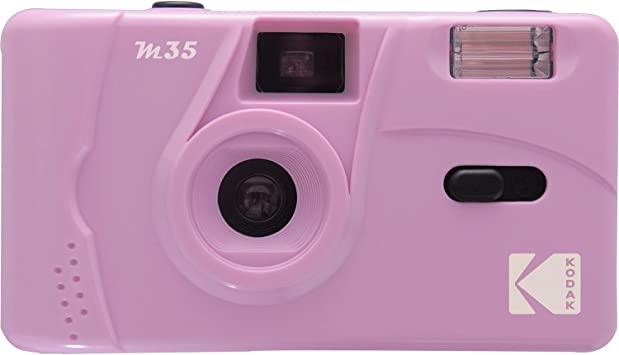 Kodak M35 35mm Film Camera (Purple) - Focus Free, Reusable, Built in Flash, Easy to Use