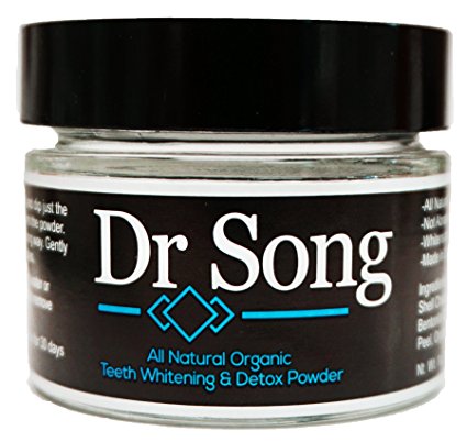 Dr Song All Natural Charcoal Teeth Whitening and Tooth Gum Powder Coconut Activated Charcoal