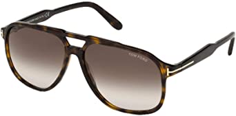 Tom Ford FT0753 52K Dark Havana FT0753 Pilot Sunglasses Lens Category 3 Size 62