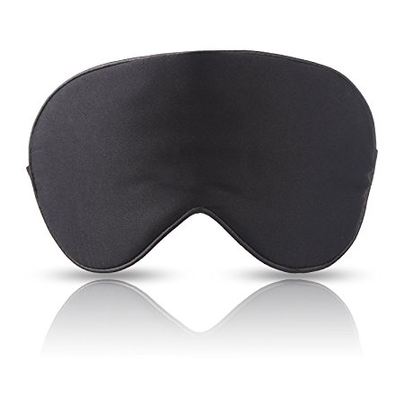 MAGIC BEAR Luxury Silk Sleep Mask & Blindfold, Super-Soft and Comfortable Eye Mask, Universal Size