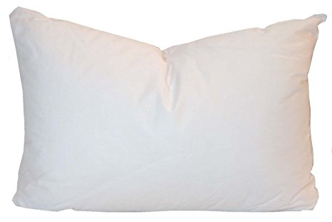 Pillowflex Synthetic Down Pillow Inserts for Shams Aka Faux / Alternative (12 Inch by 18 Inch)