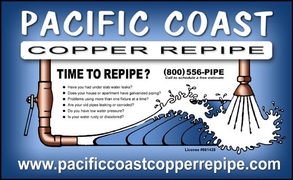 Pacific Coast Copper Repipe
