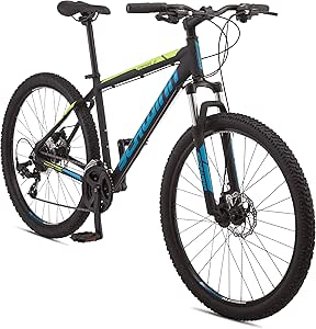 Schwinn Mesa Adult Mountain Bike, 21-24 Speeds, 27.5-Inch Wheels, Small to X-Large Aluminum Frame, Multiple Colors