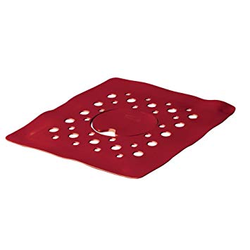 Rubbermaid Sink Mat, Small, Red FG2993ARRED