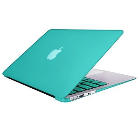 Macbook-Air-13, Slickblue Macbook Air 13 Inch ( Model: A1369 / A1466) Hard Cover Frost Matte Case Cover - Cyan