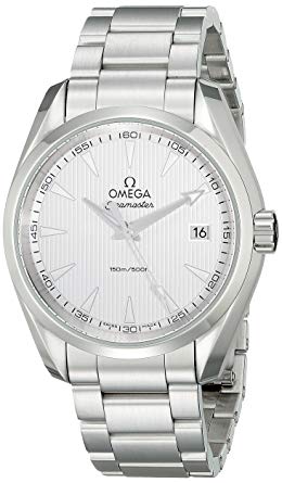 Omega Men's 23110396002001 Stainless Steel Watch with Triple-Link Bracelet
