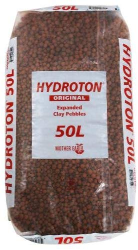 Hydroton Original Clay Pebbles - 50 Liter | Lightweight Expanded Clay Aggregate Made in Germany