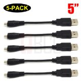 5-Pack BuyCheapCables 5 USB Cable 20 A Male to Micro B 5 Inch