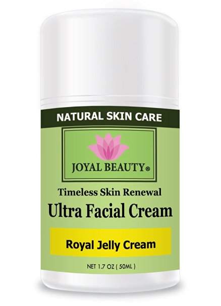 Royal Jelly Cream by Joyal Beauty-Ultra Facial Cream.Enriched with Bee Propolis,Honey.Royal jelly -World's Most Nutrient-rich Substances, Packed with Vitamins A, B, C, D, E, K. Soothe and Nourish.