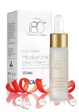 Deal of the Day - 180 Cosmetics -- The STRONGEST Hyaluronic Acid Serum Forte and Vitamin C Forte - Highest Concentration of Hyaluronic Serum for Best Mature Skin Care - Hyaluronic Acid and Vitamin C Fills Fine Lines Wrinkles - Smooths and Hydrates for Anti Aging Skin Care 05 oz  15 ml - Rejuvenate - Facelift - Facial - Skin Care - Cyber Monday Sale 2015
